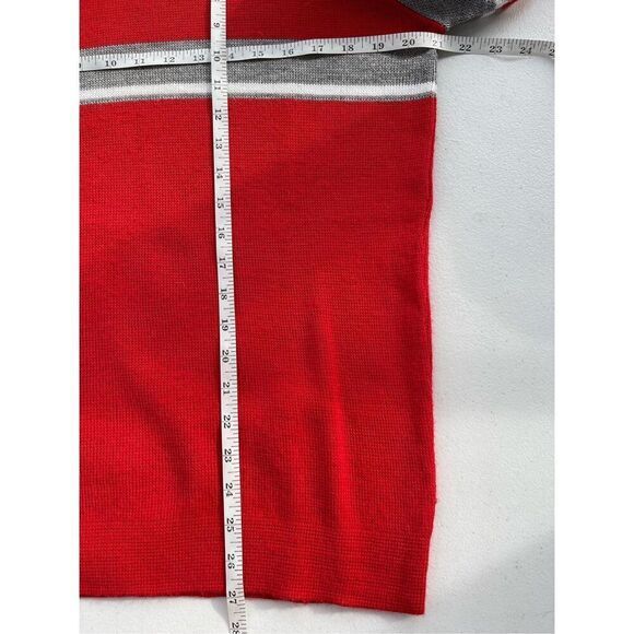 S1 Vintage Johnathan Richard’s Red Gray Sweater - Picture 4 of 4